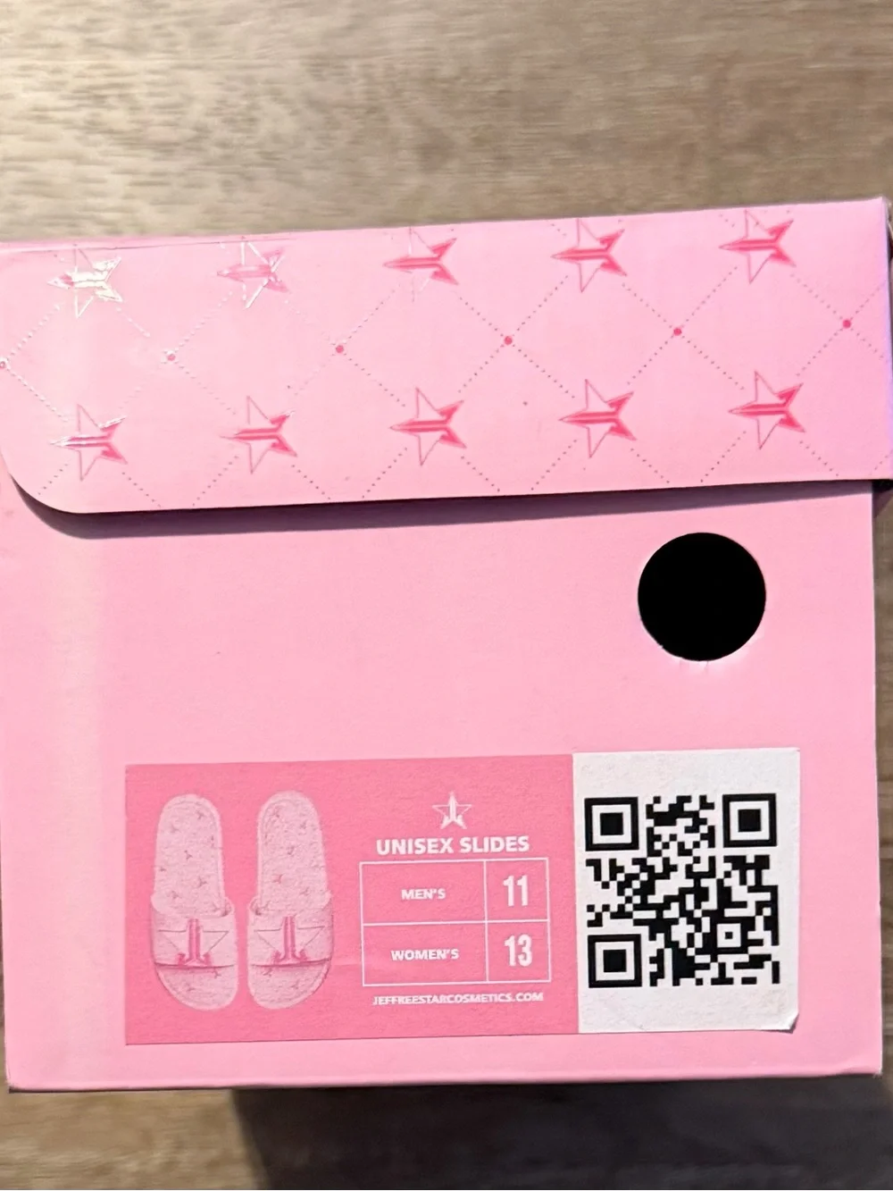 Jeffree Star Pink Star Pool Slides Unisex